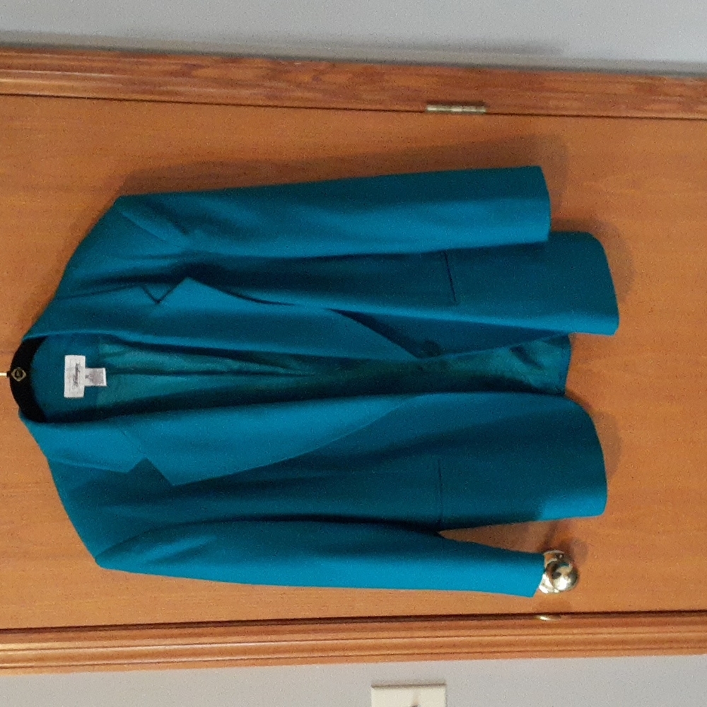 Worthington WOOL Teal Blazer